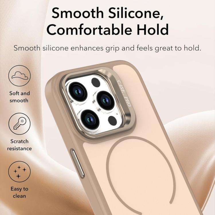 Bright Color Contrast Skin-feel Camera Bracket Magsafe Phone Case, For iPhone 14 Pro, For iPhone ...