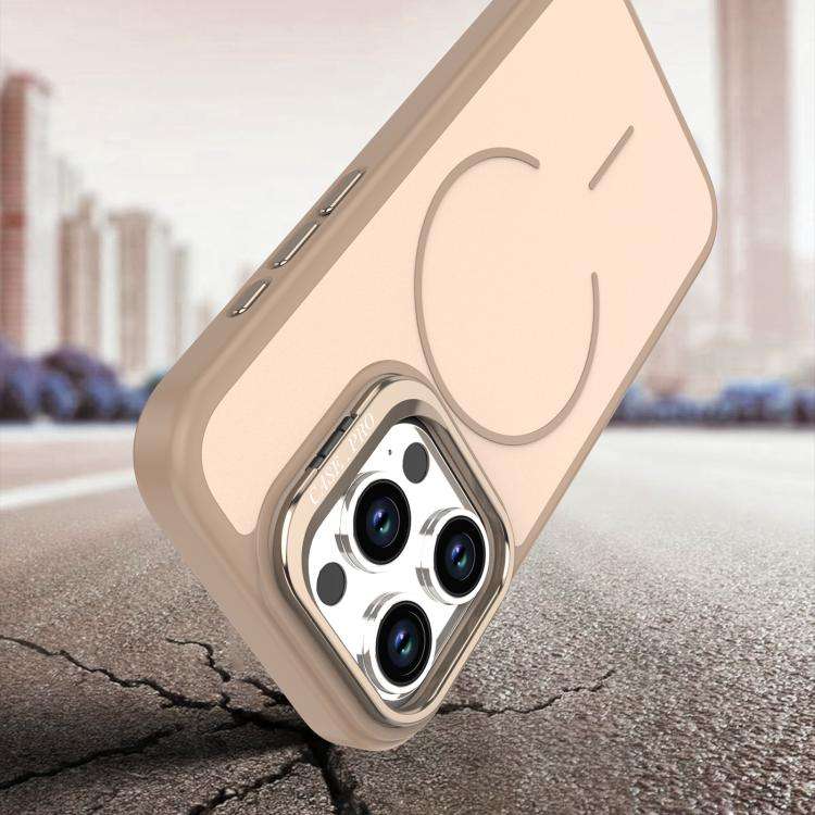 Bright Color Contrast Skin-feel Camera Bracket Magsafe Phone Case, For iPhone 14 Pro, For iPhone ...