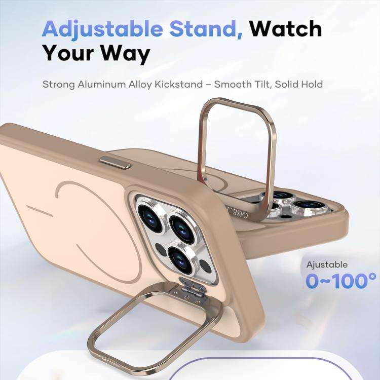 Bright Color Contrast Skin-feel Camera Bracket Magsafe Phone Case, For iPhone 14 Pro, For iPhone ...