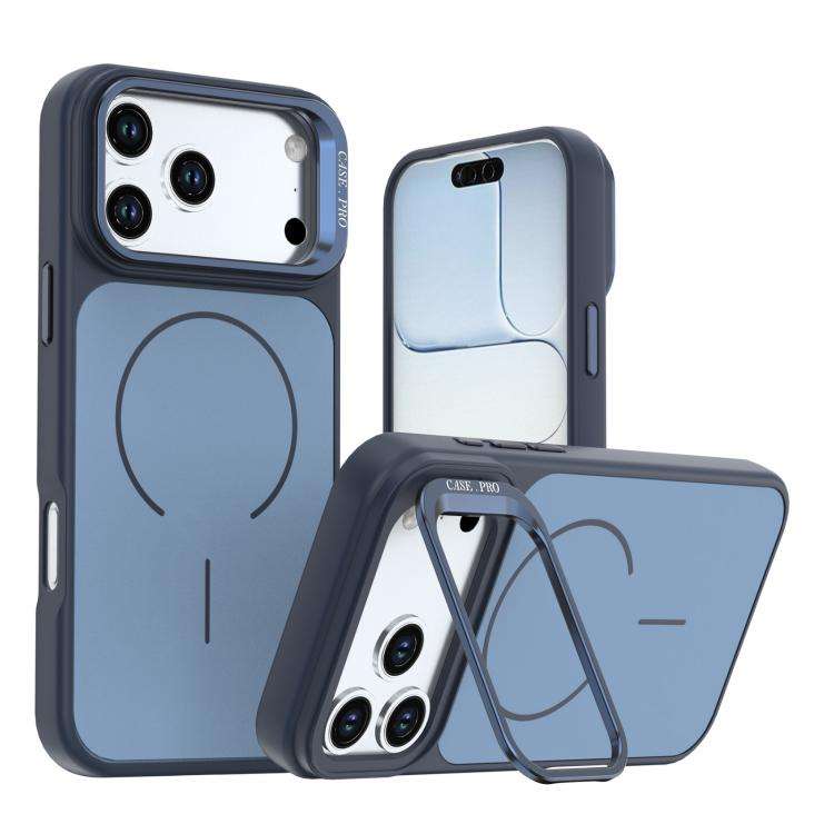 Bright Color Contrast Skin-feel Camera Bracket Magsafe Phone Case, For iPhone 18 Pro, For iPhone ...