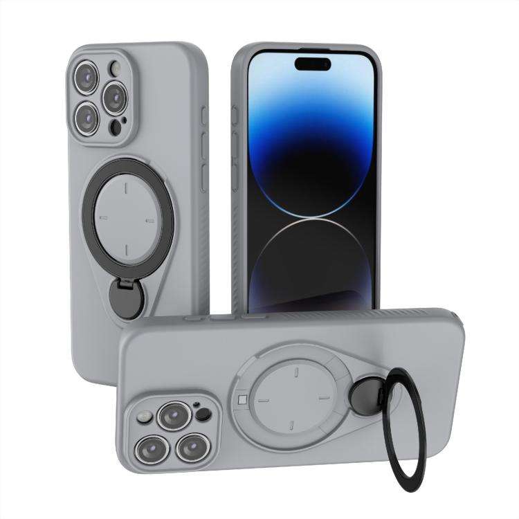 Ring Shield MagSafe TPU Phone Case with 360 Degree Rotating Holder, For iPhone 15 Pro Max, For iP...
