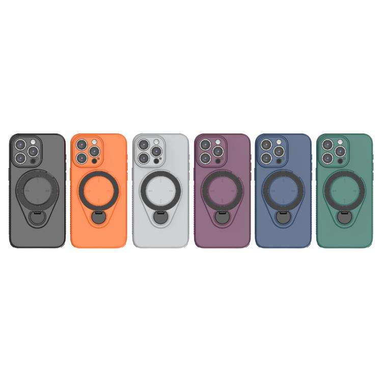 Ring Shield MagSafe TPU Phone Case with 360 Degree Rotating Holder, For iPhone 15 Pro Max, For iP...