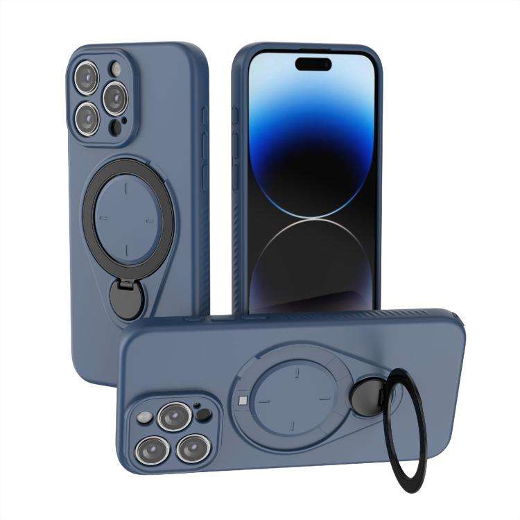Ring Shield MagSafe TPU Phone Case with 360 Degree Rotating Holder, For iPhone 15 Pro Max, For iP...