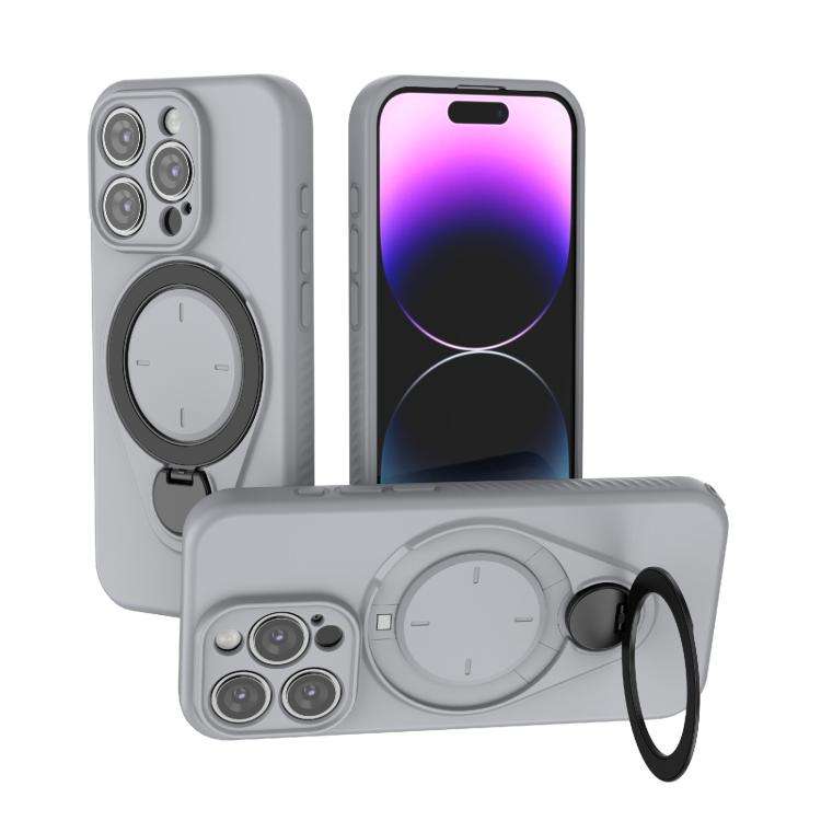 Ring Shield MagSafe TPU Phone Case with 360 Degree Rotating Holder, For iPhone 15 Pro Max, For iP...