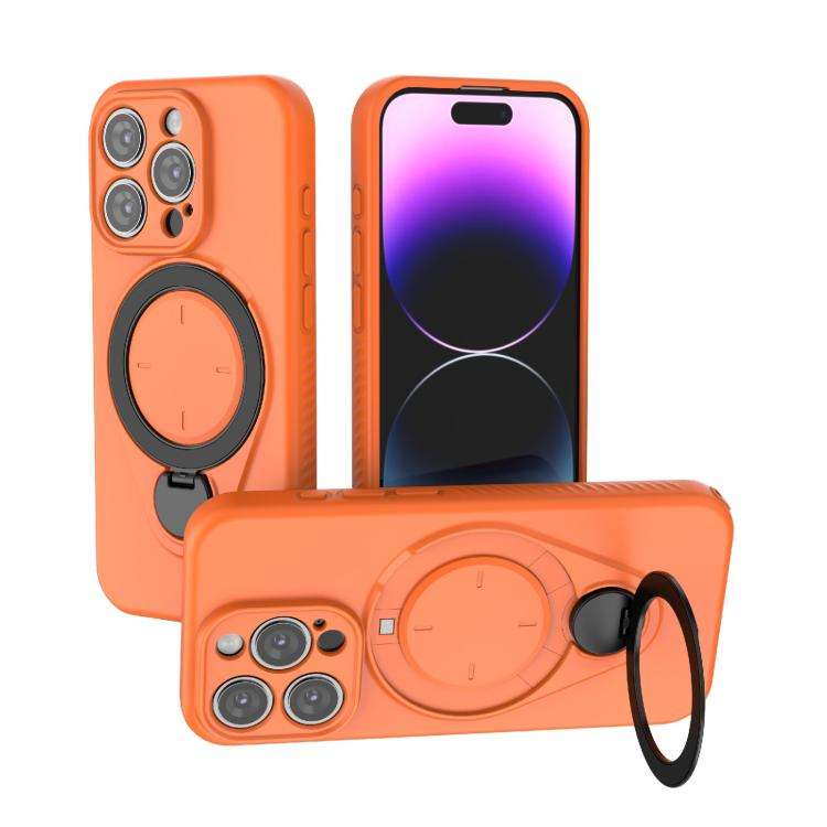 Ring Shield MagSafe TPU Phone Case with 360 Degree Rotating Holder, For iPhone 15 Pro Max, For iP...