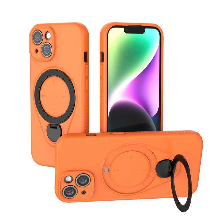 Ring Shield MagSafe TPU Phone Case with 360 Degree Rotating Holder, For iPhone 15 Pro Max, For iP...