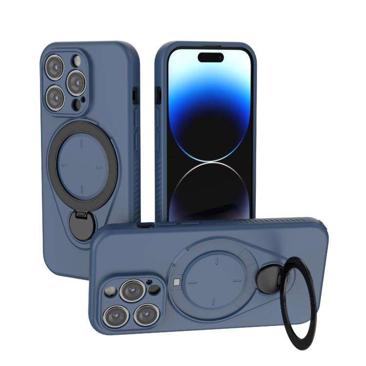Ring Shield MagSafe TPU Phone Case with 360 Degree Rotating Holder, For iPhone 15 Pro Max, For iP...