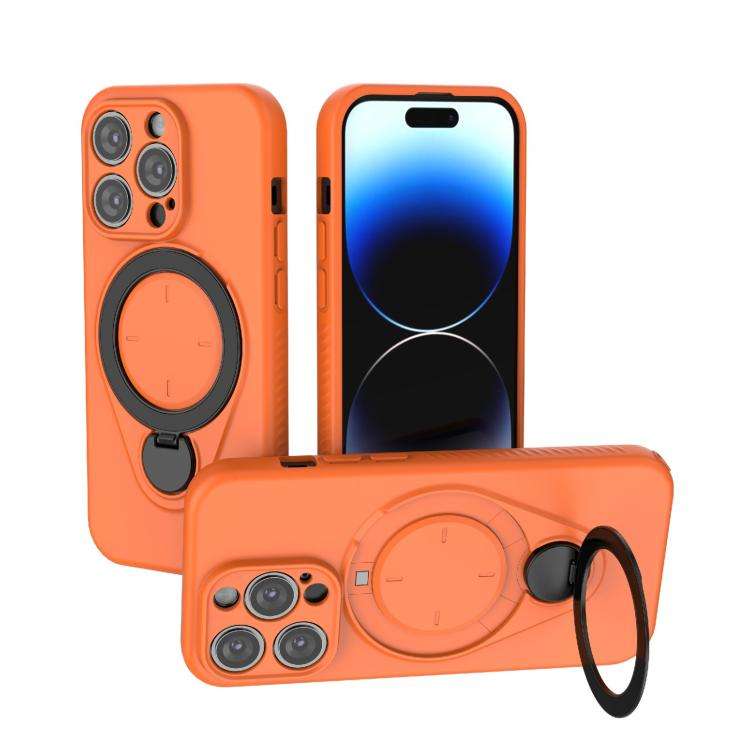 Ring Shield MagSafe TPU Phone Case with 360 Degree Rotating Holder, For iPhone 15 Pro Max, For iP...