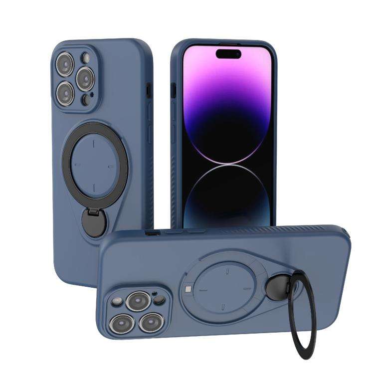 Ring Shield MagSafe TPU Phone Case with 360 Degree Rotating Holder, For iPhone 15 Pro Max, For iP...