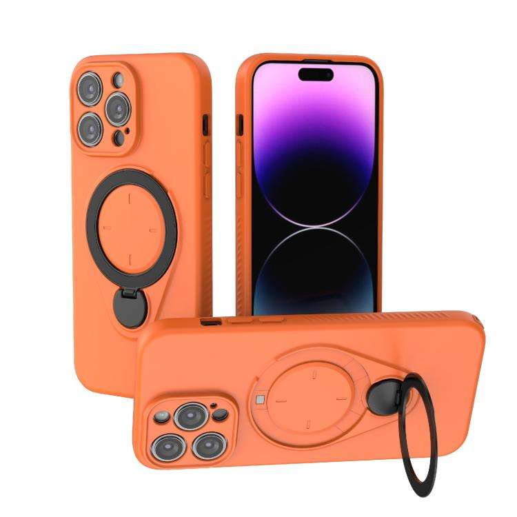 Ring Shield MagSafe TPU Phone Case with 360 Degree Rotating Holder, For iPhone 15 Pro Max, For iP...