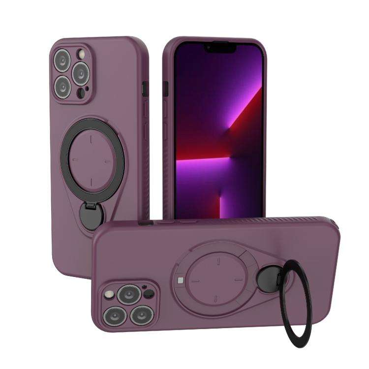 Ring Shield MagSafe TPU Phone Case with 360 Degree Rotating Holder, For iPhone 15 Pro Max, For iP...