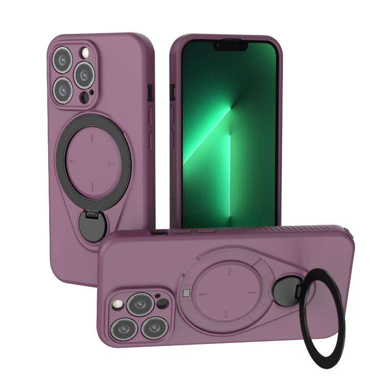 Ring Shield MagSafe TPU Phone Case with 360 Degree Rotating Holder, For iPhone 15 Pro Max, For iP...