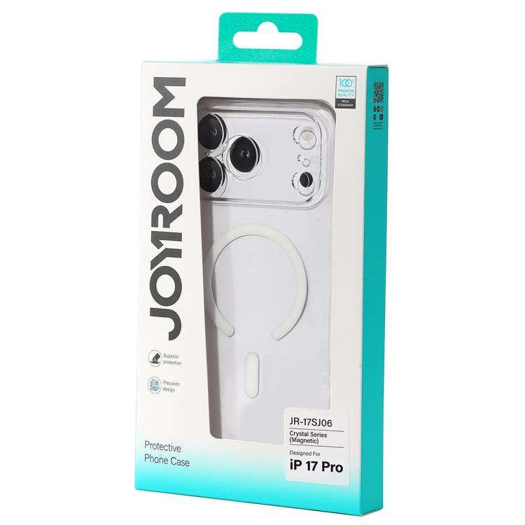 JOYROOM Crystal Series MagSafe PC Phone Protective Case, For iPhone 17 Pro, For iPhone 17