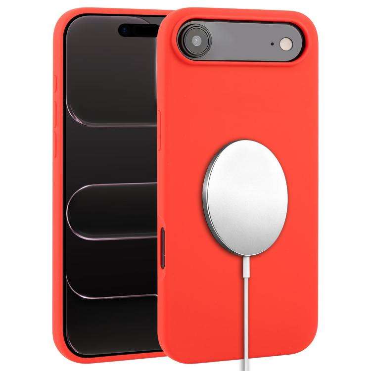 Liquid Silicone Full Coverage MagSafe Phone Case, For iPhone 17e / 16e, For iPhone 17 Pro Max, Fo...