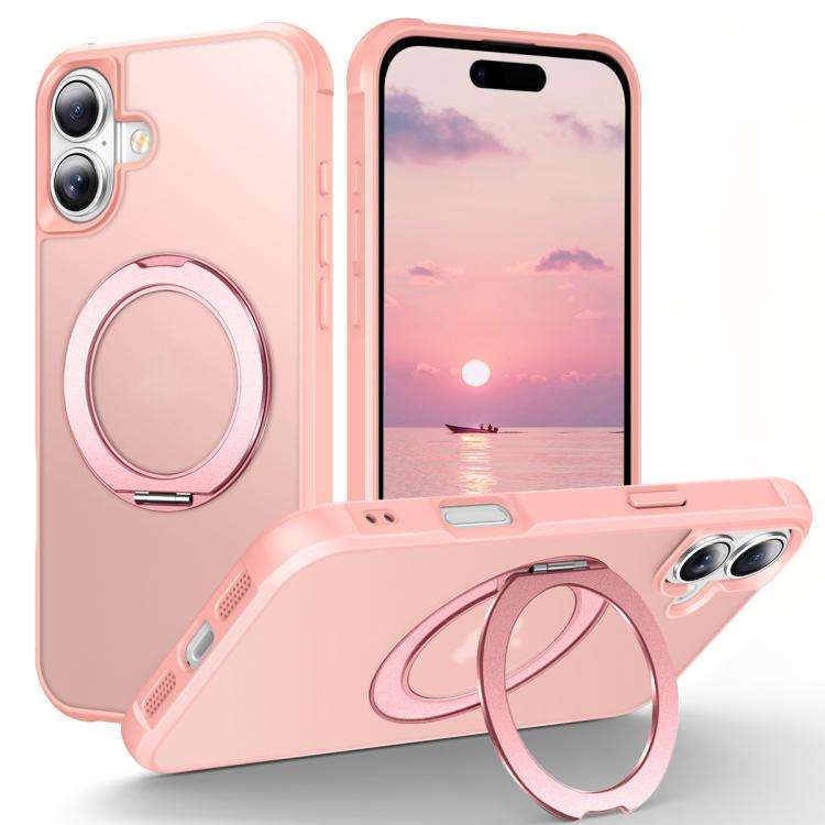 Skin-Feel Rotary Damping Bracket MagSafe Phone Case, For iPhone 18 Pro / 17 Pro, For iPhone 18 Pr...