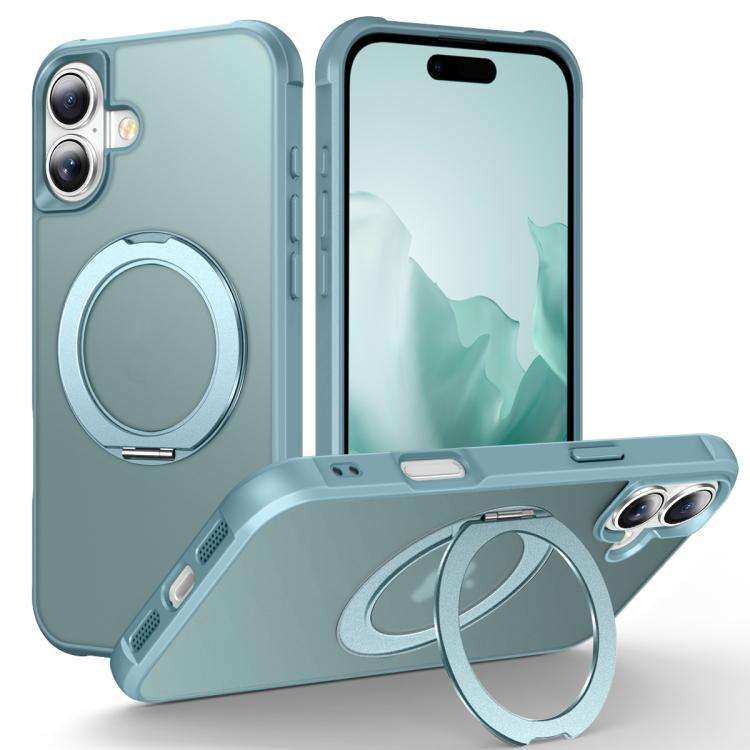 Skin-Feel Rotary Damping Bracket MagSafe Phone Case, For iPhone 18 Pro / 17 Pro, For iPhone 18 Pr...