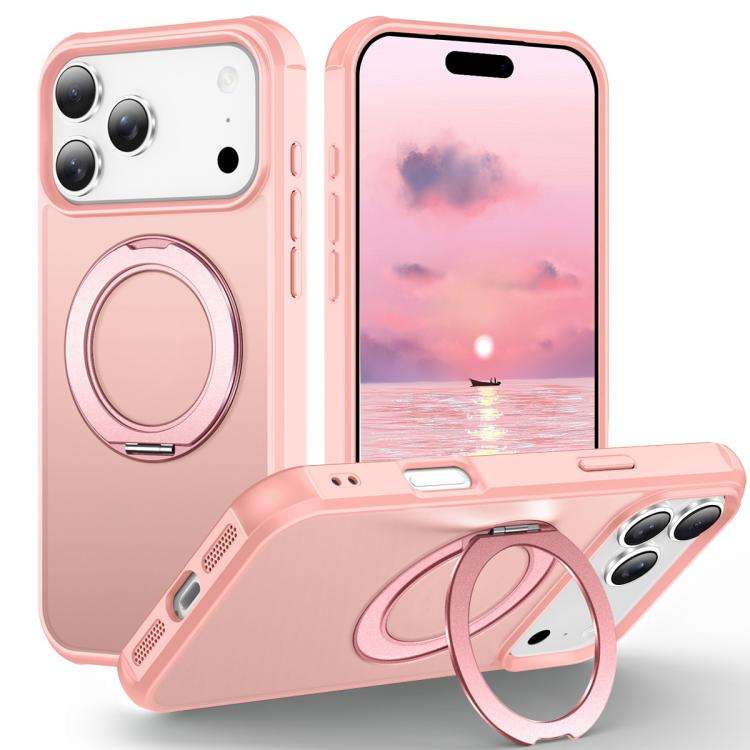 Skin-Feel Rotary Damping Bracket MagSafe Phone Case, For iPhone 18 Pro / 17 Pro, For iPhone 18 Pr...