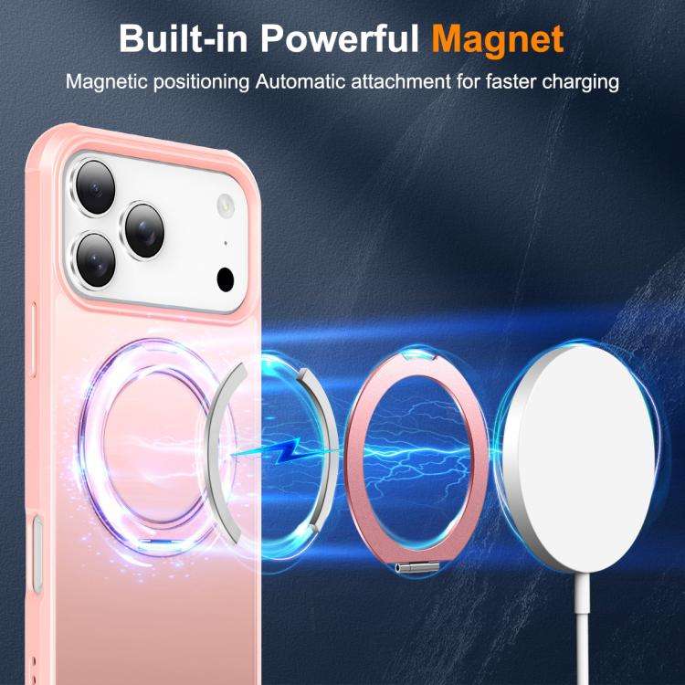Skin-Feel Rotary Damping Bracket MagSafe Phone Case, For iPhone 18 Pro / 17 Pro, For iPhone 18 Pr...