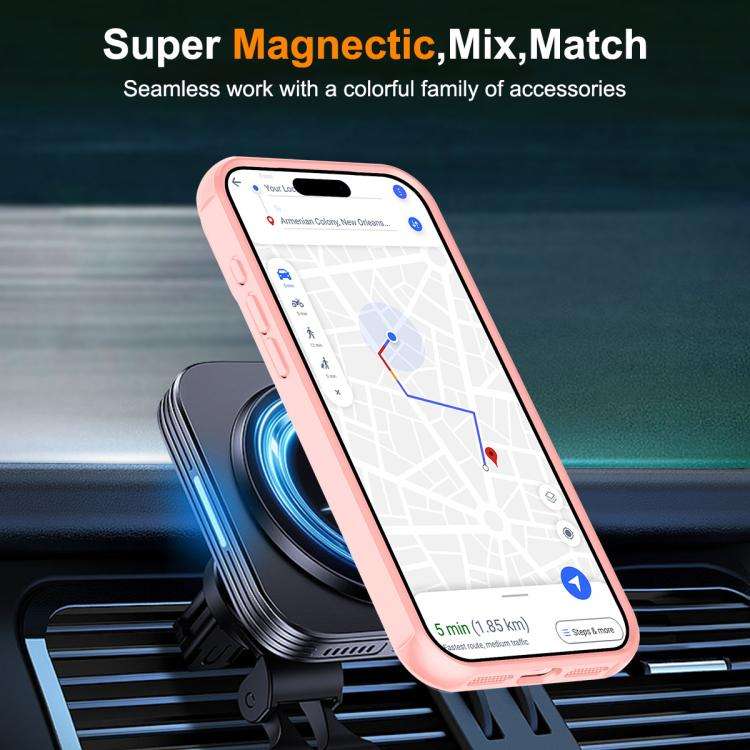 Skin-Feel Rotary Damping Bracket MagSafe Phone Case, For iPhone 18 Pro / 17 Pro, For iPhone 18 Pr...