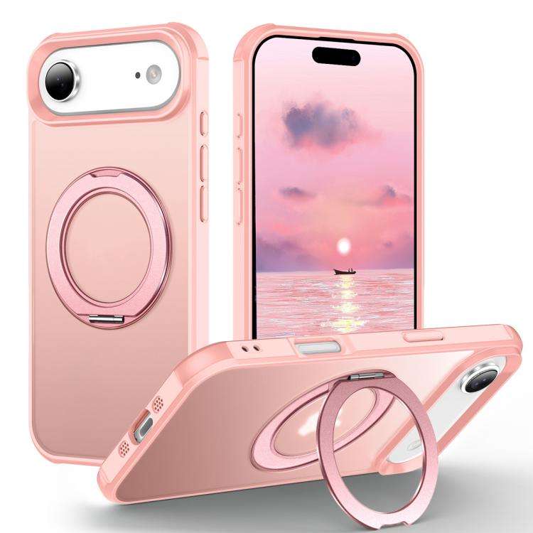 Skin-Feel Rotary Damping Bracket MagSafe Phone Case, For iPhone 18 Pro / 17 Pro, For iPhone 18 Pr...