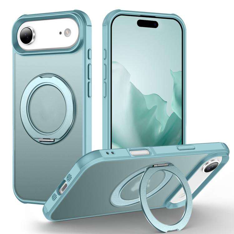 Skin-Feel Rotary Damping Bracket MagSafe Phone Case, For iPhone 18 Pro / 17 Pro, For iPhone 18 Pr...