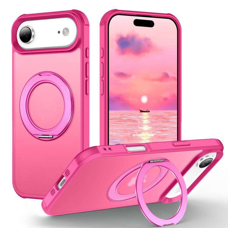 Skin-Feel Rotary Damping Bracket MagSafe Phone Case, For iPhone 18 Pro / 17 Pro, For iPhone 18 Pr...