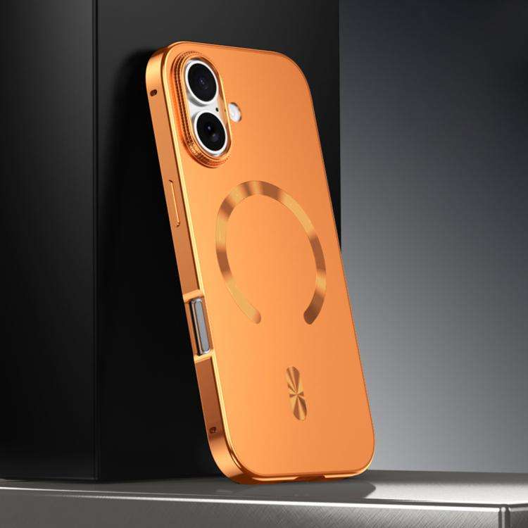 Frosted Magnetic Shield MagSafe Alloy Metal Phone Case, For iPhone 18 Pro / 17 Pro, For iPhone 18...