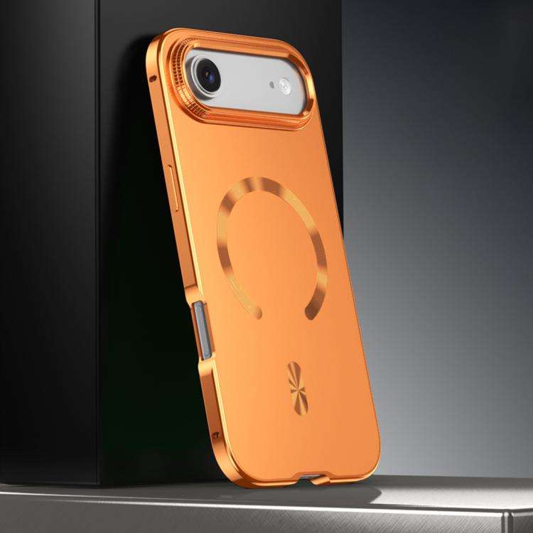 Frosted Magnetic Shield MagSafe Alloy Metal Phone Case, For iPhone 18 Pro / 17 Pro, For iPhone 18...