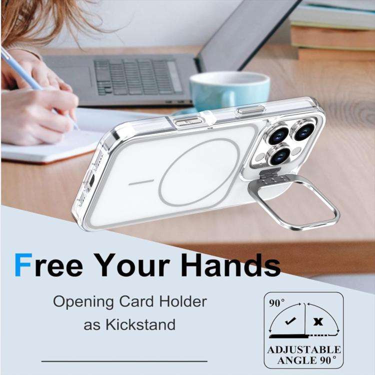 Bright Color Blocking Camera Bracket Magnetic Phone Case, For iPhone 16 Pro, For iPhone 16 Plus, ...