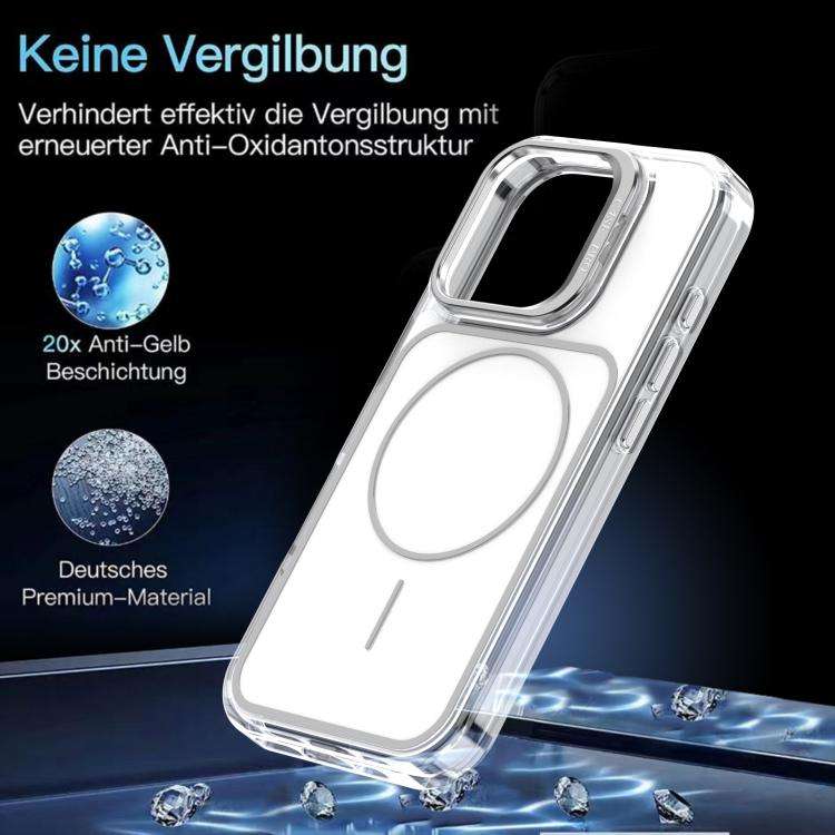 Bright Color Blocking Camera Bracket Magnetic Phone Case, For iPhone 16 Pro, For iPhone 16 Plus, ...