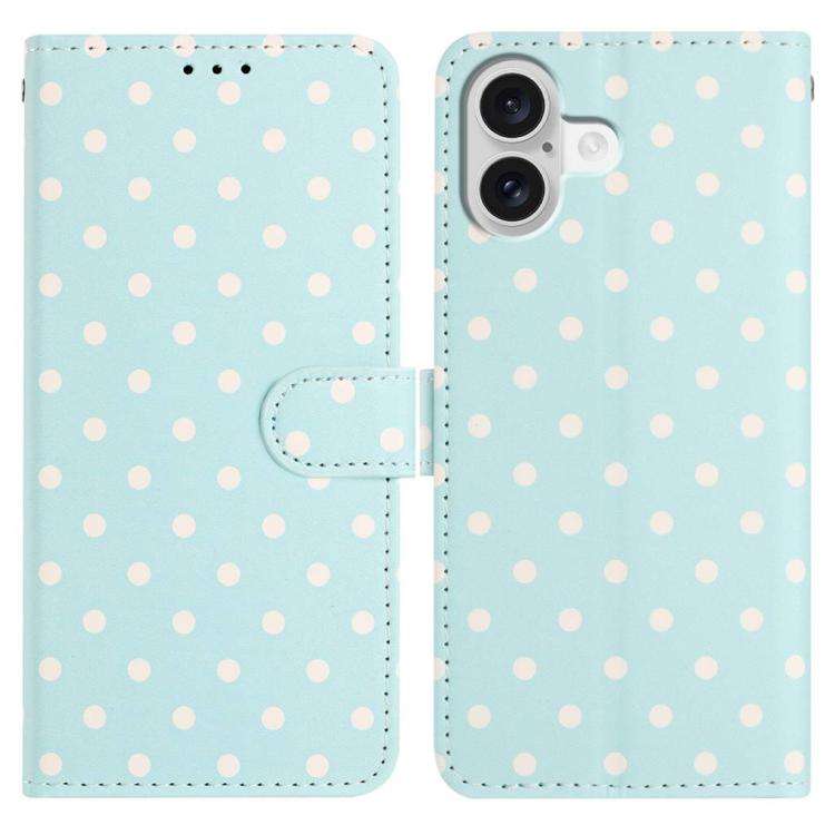 Small Dots Pattern Vegan Leather Phone Case, For iPhone 17e / 16e, For iPhone 17 Pro Max, For iPh...