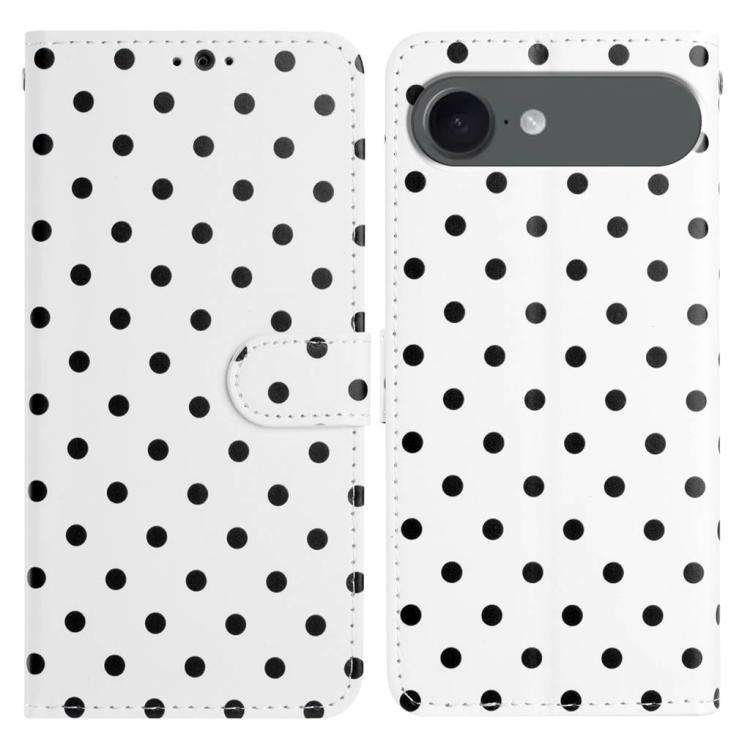 Small Dots Pattern Vegan Leather Phone Case, For iPhone 17e / 16e, For iPhone 17 Pro Max, For iPh...