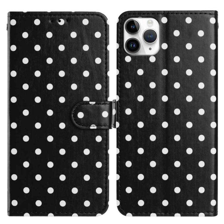 Small Dots Pattern Vegan Leather Phone Case, For iPhone 11 Pro Max, For iPhone 11, For iPhone 11 ...