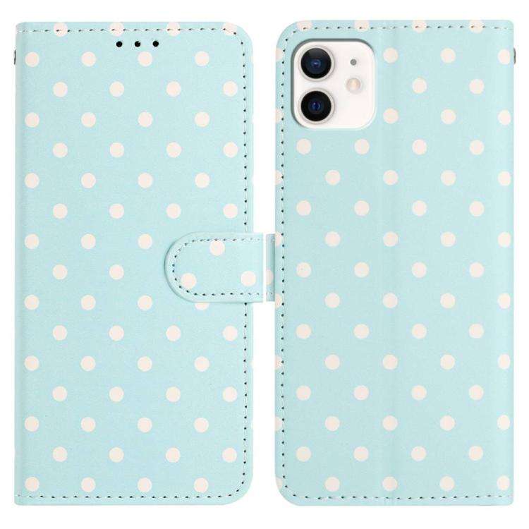 Small Dots Pattern Vegan Leather Phone Case, For iPhone 11 Pro Max, For iPhone 11, For iPhone 11 ...