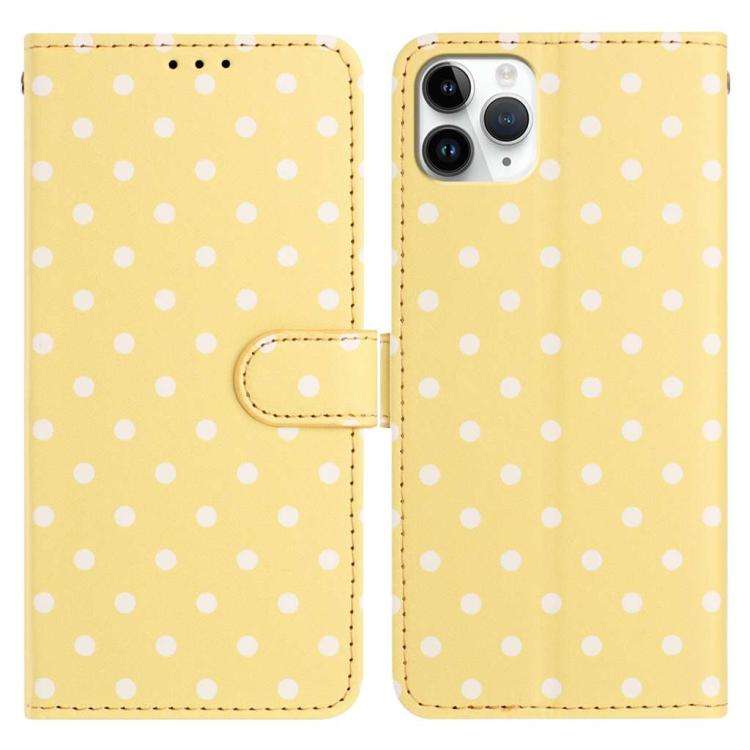 Small Dots Pattern Vegan Leather Phone Case, For iPhone 11 Pro Max, For iPhone 11, For iPhone 11 ...