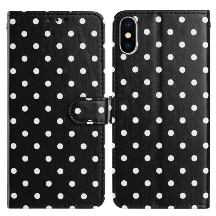 Small Dots Pattern Vegan Leather Phone Case, For iPhone 11 Pro Max, For iPhone 11, For iPhone 11 ...