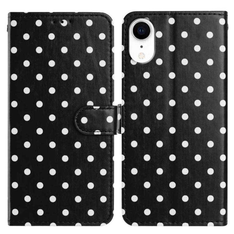 Small Dots Pattern Vegan Leather Phone Case, For iPhone 11 Pro Max, For iPhone 11, For iPhone 11 ...