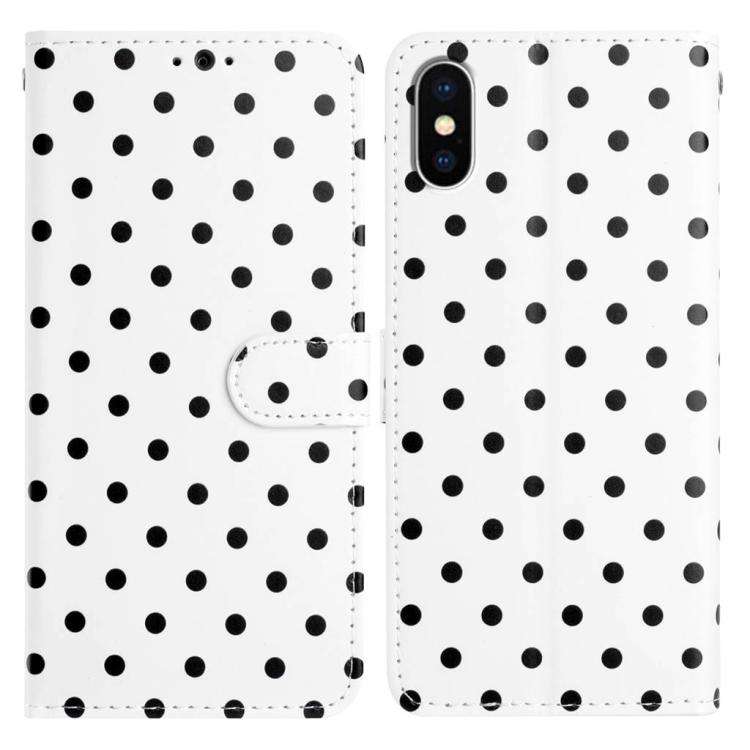 Small Dots Pattern Vegan Leather Phone Case, For iPhone 11 Pro Max, For iPhone 11, For iPhone 11 ...
