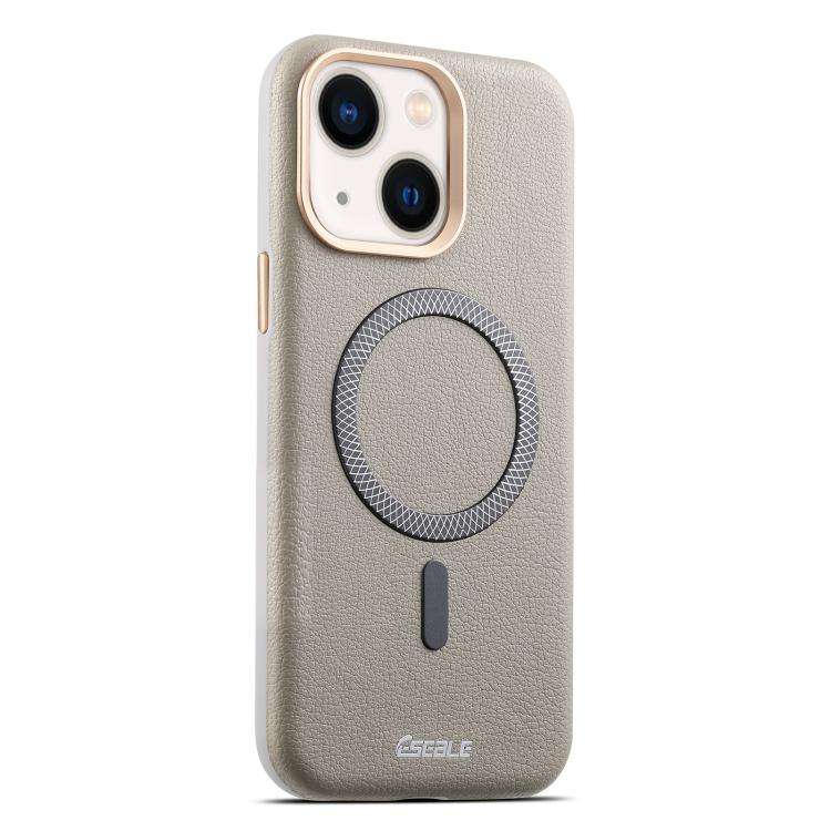 ESEBLE L2 Litchi Texture Metal Lens Magnetic Phone Case, For iPhone 17 Pro Max, For iPhone 17 Pro...
