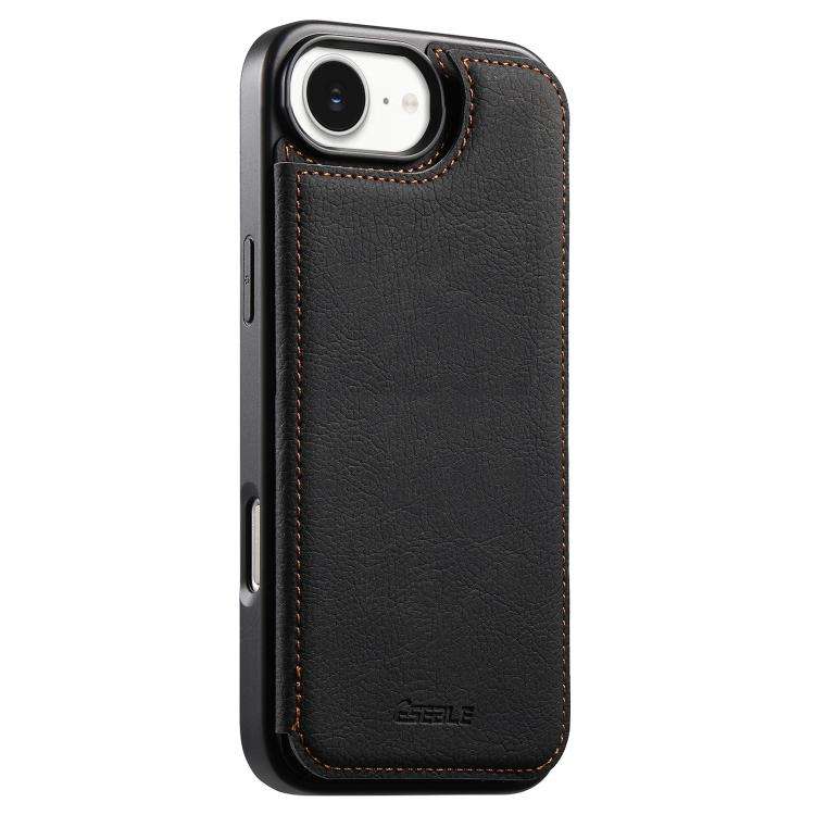 ESEBLE Retro Texture Double Buckle Card Slot Phone Case, For iPhone 18 Pro / 17 Pro, For iPhone 1...