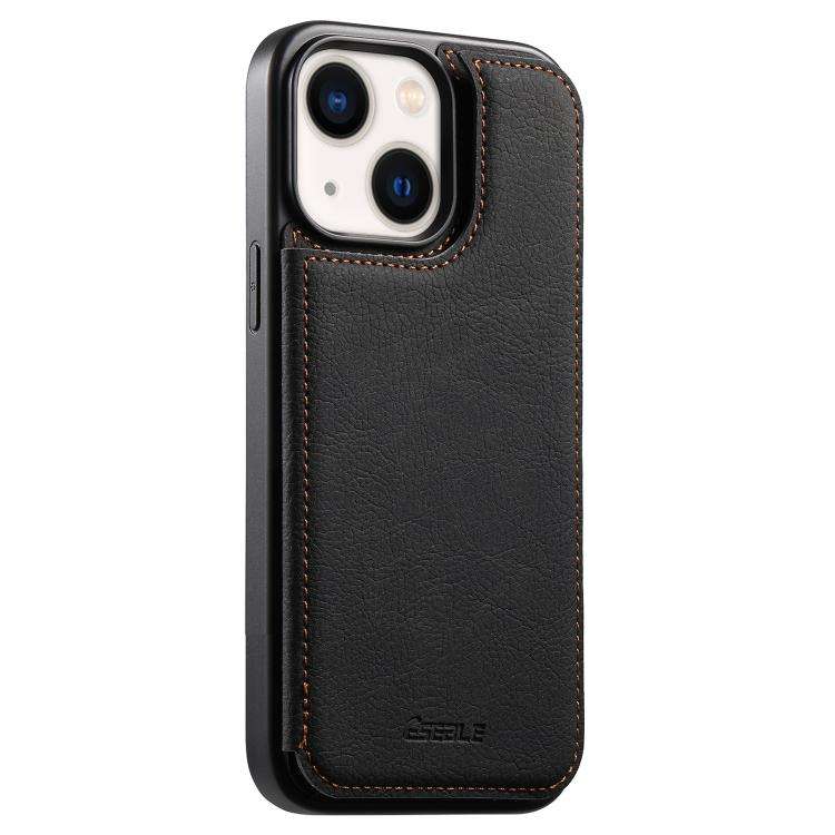 ESEBLE Retro Texture Double Buckle Card Slot Phone Case, For iPhone 18 Pro / 17 Pro, For iPhone 1...