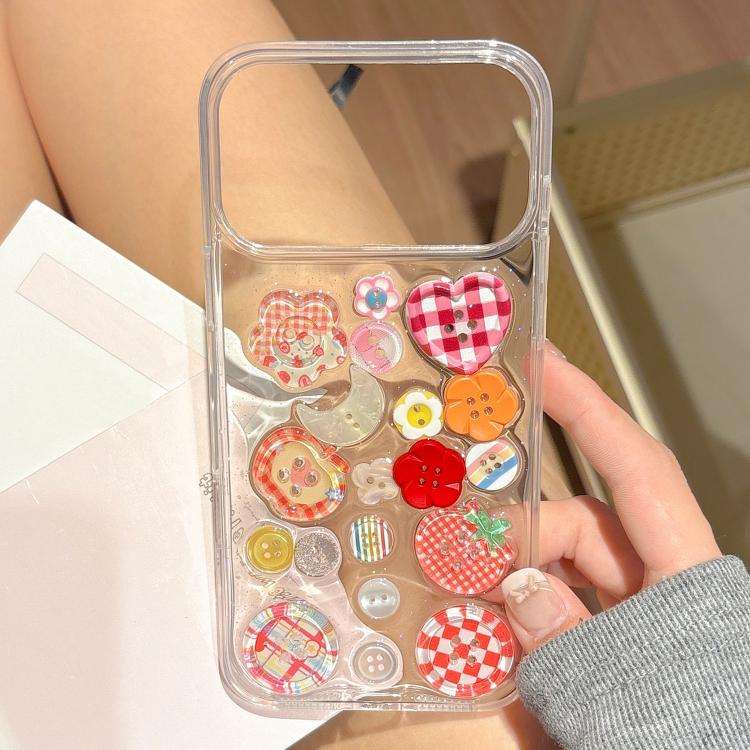 Epoxy Resin 3D Pattern Acrylic Transparent Phone Case, For iPhone 13 Pro Max, For iPhone 13 Pro, ...