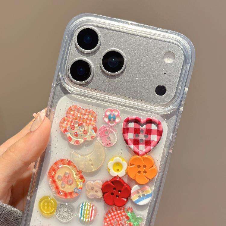 Epoxy Resin 3D Pattern Acrylic Transparent Phone Case, For iPhone 13 Pro Max, For iPhone 13 Pro, ...