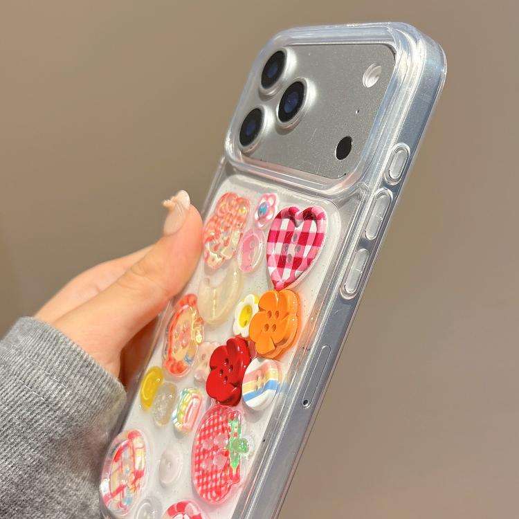 Epoxy Resin 3D Pattern Acrylic Transparent Phone Case, For iPhone 13 Pro Max, For iPhone 13 Pro, ...