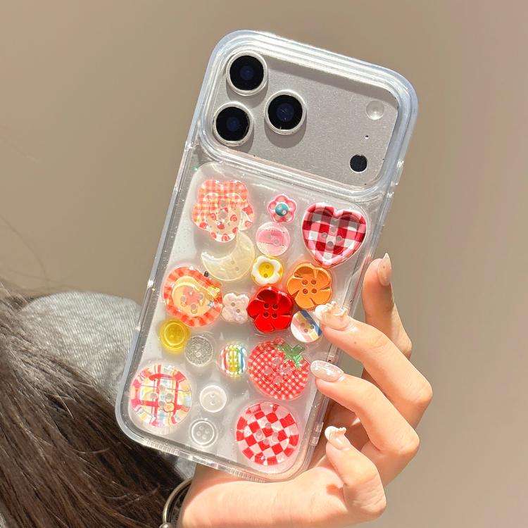 Epoxy Resin 3D Pattern Acrylic Transparent Phone Case, For iPhone 13 Pro Max, For iPhone 13 Pro, ...