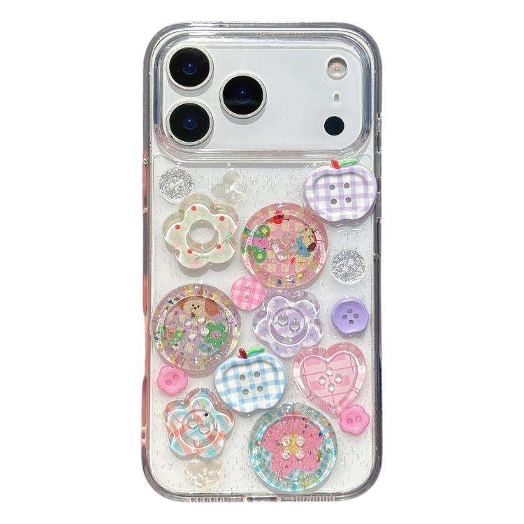 Epoxy Resin 3D Pattern Acrylic Transparent Phone Case, For iPhone 13 Pro Max, For iPhone 13 Pro, ...