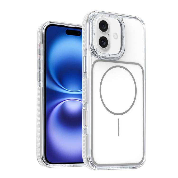 Vibrant Dual-color TPU + Acrylic Magnetic Phone Case, For iPhone 16e / 17e, For iPhone 17 Pro Max...