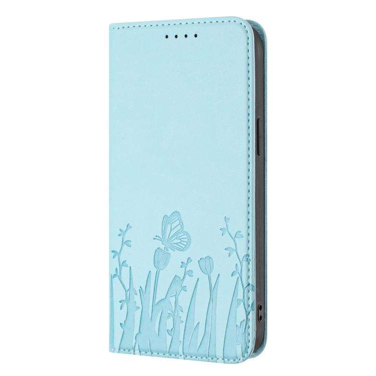 Tulips Butterfly Pattern Magnetic Vegan Leather Phone Case, For iPhone 12 mini, For iPhone 11 Pro...