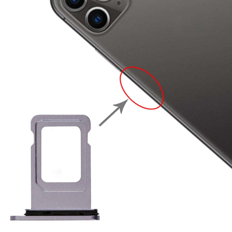 SIM Card Tray for iPhone 11, For iPhone 11 (Single), For iPhone 11, For iPhone 11 (Purple), For i...
