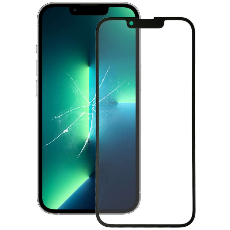 Front Screen Outer Glass Lens with OCA Optically Clear Adhesive for iPhone 13 Pro Max, For iPhone...